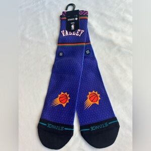 Stance Men’s Phoenix Suns Basketball Valle Casual Socks Size Large / 9-13
